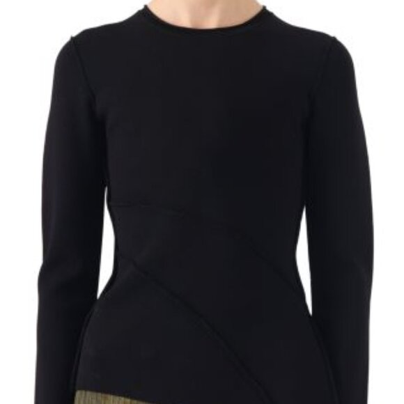 JASON WU - ASYMMETRICAL SEAMED CREW - Picture 1 of 1